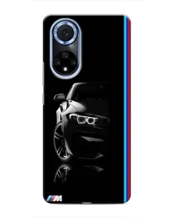 Чохол для Huawei Nova 9 SE з картинкою «Силует BMW в темряві»