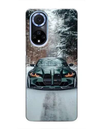 Чехол для Huawei Nova 9 SE с картинкой «BMW в зимнем лесу» Чехол для Huawei Nova 9 SE с картинкой «BMW в зимнем лесу»