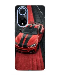 Чохол для Huawei Nova 9 SE з картинкою «BMW на червоній доріжці»