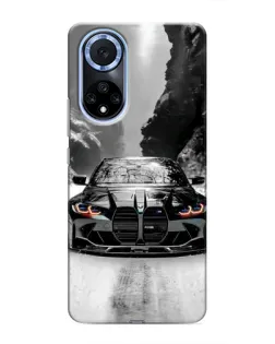 Чохол для Huawei Nova 9 SE з картинкою «BMW — акварельний дрифт»
