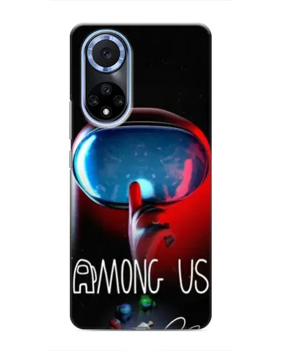 Чохол для Huawei Nova 9 SE з картинкою «Червоний імпостер — макро»