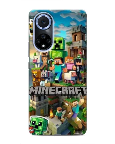 Чехол для Huawei Nova 9 SE с картинкой «Замок Minecraft»