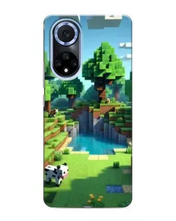 Чехол для Huawei Nova 9 SE с картинкой «Minecraft летний день»