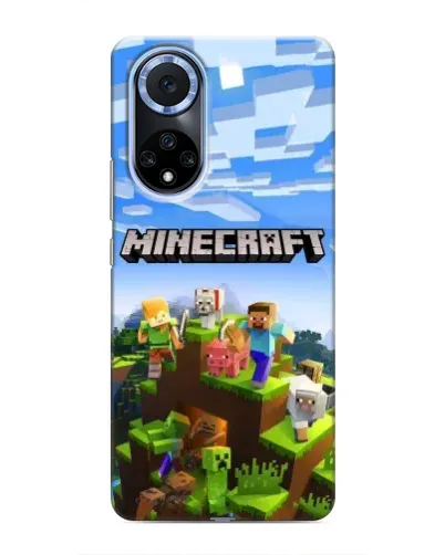 Чехол для Huawei Nova 9 SE с картинкой «Minecraft классический мир»