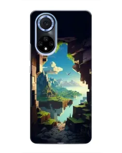 Чехол для Huawei Nova 9 SE с картинкой «Вид из пещеры»