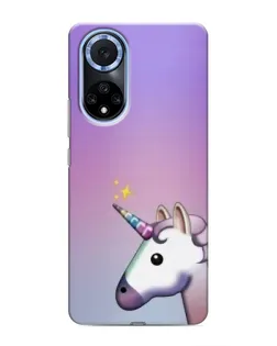 Чехол для Huawei Nova 9 SE с картинкой «Единорог градиент»
