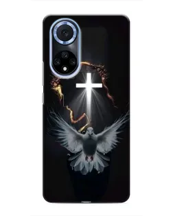 Чехол для Huawei Nova 9 SE с картинкой «Голубь и Свет»