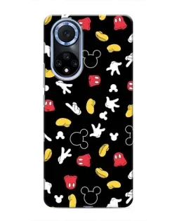 Чехол для Huawei Nova 9 SE с картинкой «Графический принт лапок»
