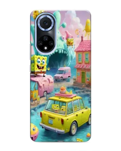 Чехол для Huawei Nova 9 SE с картинкой «Монстр-трак приключения»