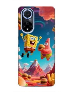 Чехол для Huawei Nova 9 SE с картинкой «Космический фастфуд»