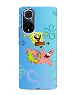 Чехол для Huawei Nova 9 SE с картинкой «Спанч Боб и Патрик»