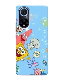Чехол для Huawei Nova 9 SE с картинкой «Веселые пузырьки»