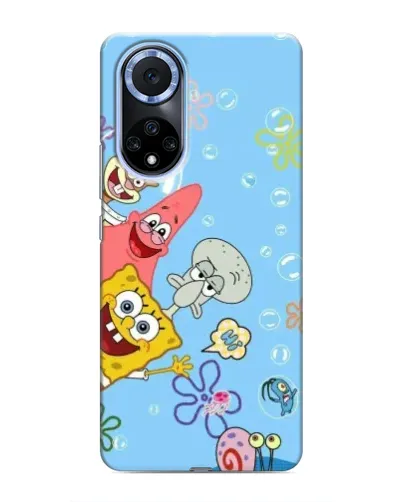 Чехол для Huawei Nova 9 SE с картинкой «Веселые пузырьки»