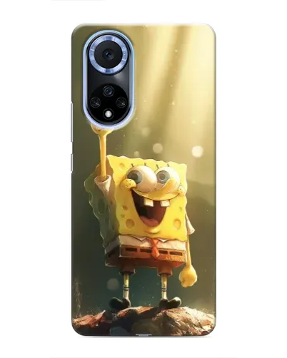 Чехол для Huawei Nova 9 SE с картинкой «Сияющий Спанч Боб»