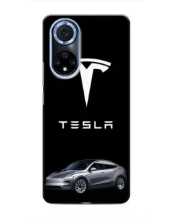 Чохол для Huawei Nova 9 SE з картинкою «Tesla Model Y»