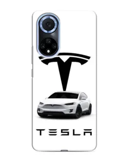 Чохол для Huawei Nova 9 SE з картинкою «Tesla White Style»