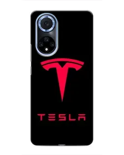 Чохол для Huawei Nova 9 SE з картинкою «Tesla Red Logo»