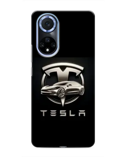 Чохол для Huawei Nova 9 SE з картинкою «Tesla — срібне авто» Чохол для Huawei Nova 9 SE з картинкою «Tesla — срібне авто»