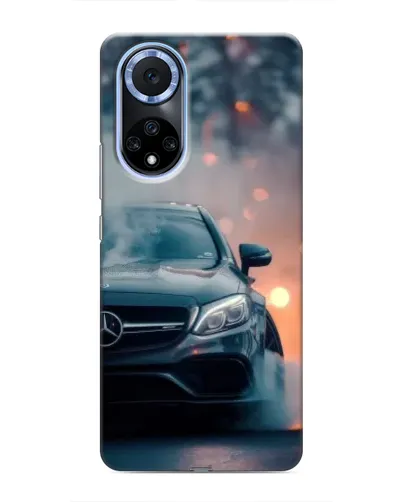 Чехол для Huawei Nova 9 SE с картинкой «Mercedes — ночной город» Чехол для Huawei Nova 9 SE с картинкой «Mercedes — ночной город»