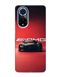 Чехол для Huawei Nova 9 SE с картинкой «Mercedes AMG — красная линия»