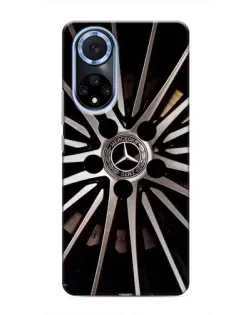 Чехол для Huawei Nova 9 SE с картинкой «Диск Mercedes»