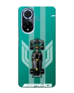 Чехол для Huawei Nova 9 SE с картинкой «Mercedes AMG Petronas»