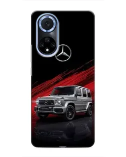 Чехол для Huawei Nova 9 SE с картинкой «Mercedes G-Class красный»