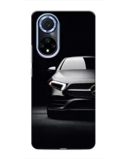 Чехол для Huawei Nova 9 SE с картинкой «Свет фар Mercedes»