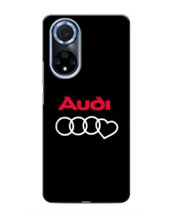 Чохол для Huawei Nova 9 SE з картинкою «Логотип Audi Heart»