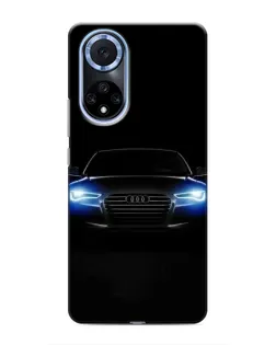 Чохол для Huawei Nova 9 SE з картинкою «Audi в неоні»