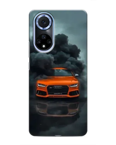 Чохол для Huawei Nova 9 SE з картинкою «Audi у хмарах диму»