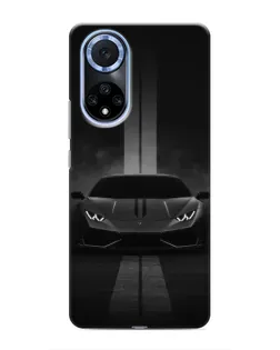 Чохол для Huawei Nova 9 SE з картинкою «Lamborghini симетрія доріг»