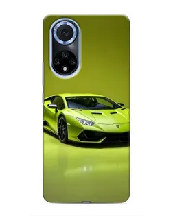 Чохол для Huawei Nova 9 SE з картинкою «Салатовий Lamborghini Huracan»