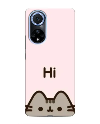 Чехол для Huawei Nova 9 SE с картинкой «Пушин говорит Hi»