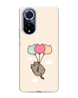 Чехол для Huawei Nova 9 SE с картинкой «Пушин на шариках»
