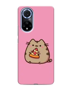 Чехол для Huawei Nova 9 SE с картинкой «Пушин с пиццей»