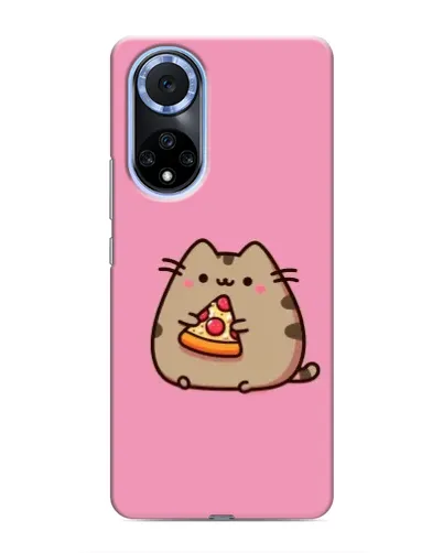 Чехол для Huawei Nova 9 SE с картинкой «Пушин с пиццей»