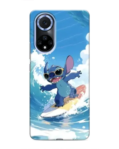 Чехол для Huawei Nova 9 SE с картинкой «Стич на волне»