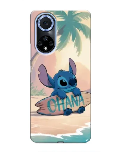 Чехол для Huawei Nova 9 SE с картинкой «Стич на серфе»