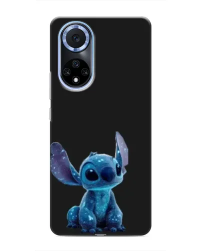 Чехол для Huawei Nova 9 SE с картинкой «Стич на черном»