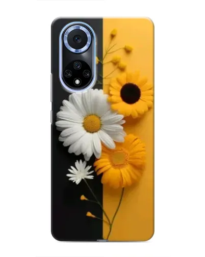 Чохол для Huawei Nova 9 SE з картинкою «Соняшник та ромашка»