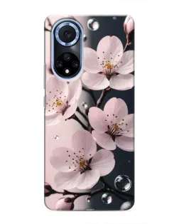 Чехол для Huawei Nova 9 SE с картинкой «Нежная сакура и капли» Чехол для Huawei Nova 9 SE с картинкой «Нежная сакура и капли»
