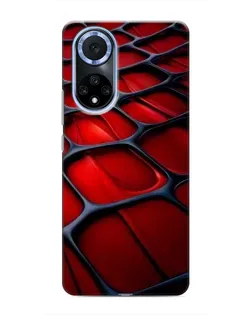 Чохол для Huawei Nova 9 SE з картинкою «Червона глянцева сітка»