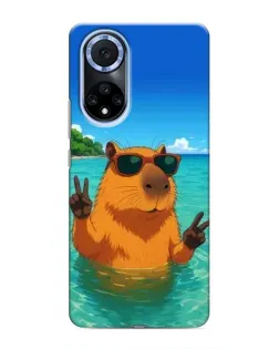 Чохол для Huawei Nova 9 SE з картинкою «Морська капібара»