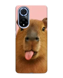Чохол для Huawei Nova 9 SE з картинкою «Капібара з язиком»