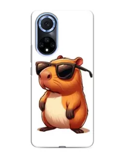 Чохол для Huawei Nova 9 SE з картинкою «Капібара в окулярах»