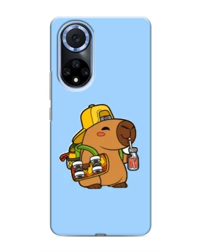 Чохол для Huawei Nova 9 SE з картинкою «Капібара на скейті»