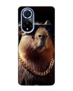 Чохол для Huawei Nova 9 SE з картинкою «Капібара золотий ланцюг»