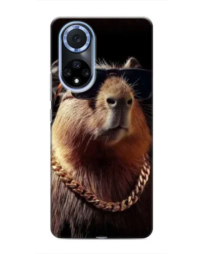 Чохол для Huawei Nova 9 SE з картинкою «Капібара золотий ланцюг»