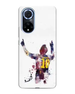Чехол для Huawei Nova 9 SE с картинкой «Акварельный Месси Барселона» Чехол для Huawei Nova 9 SE с картинкой «Акварельный Месси Барселона»